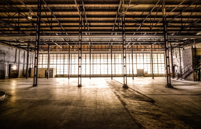 An empty warehouse in the Perth industrial property market