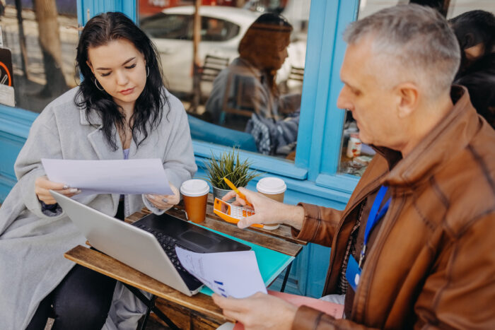 brisbane vs Melbourne decision making man and woman at cafe