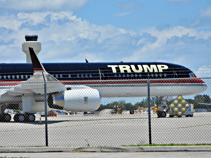 West Palm Beach, Florida, USA June 5, 2024. A Boeing 757-200 fixed wing multi engine 